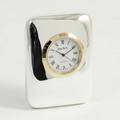 Silver Desk Clock